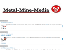 Tablet Screenshot of metalminemedia.com